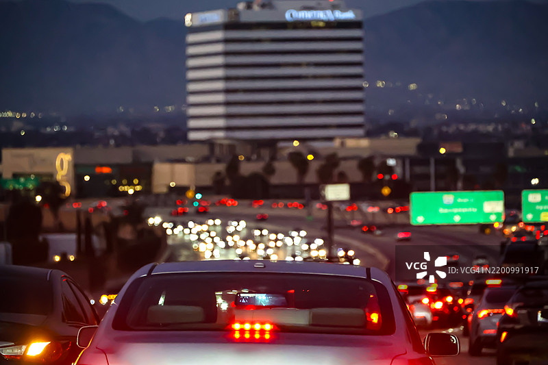 洛杉矶高速公路交通图片素材