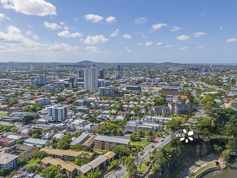 袋鼠角悬崖的住宅街道郊区图片素材