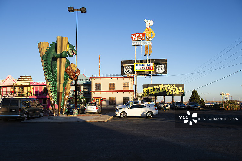 阿马里洛的商业标志图片素材