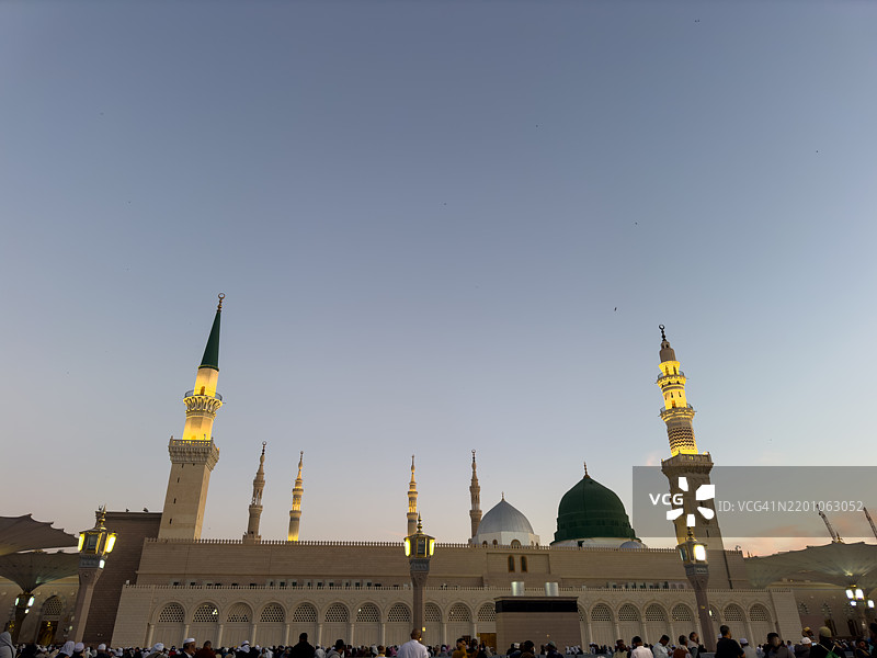 阿尔马斯基德·安纳巴维，沙特阿拉伯麦地那图片素材