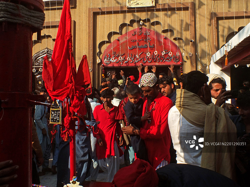 苏菲圣人拉尔·沙赫巴兹·卡兰达尔的年度URS / MELA图片素材