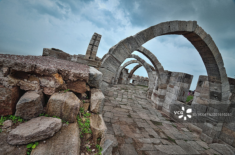 查姆帕内尔的萨特卡曼拱门图片素材