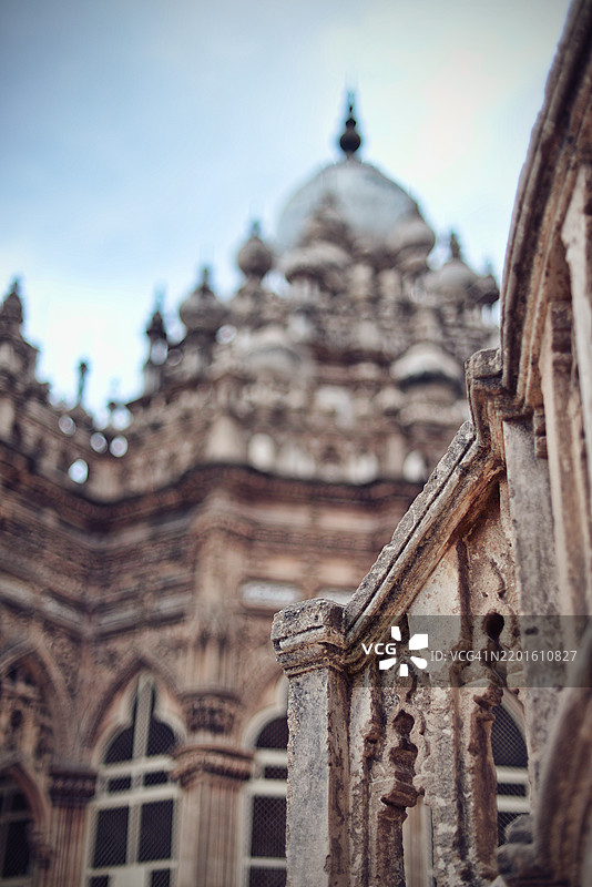 朱纳格德的马哈巴特·马克巴拉模糊视图图片素材