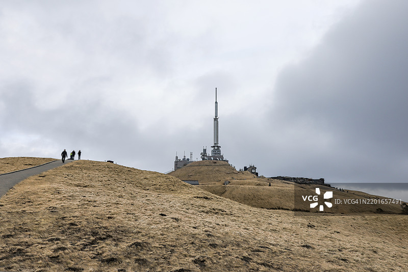 普伊德多姆的火山图片素材
