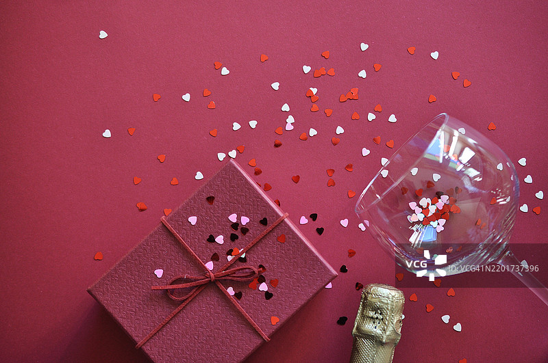 情人节快乐背景 - 礼品卡背景图片素材