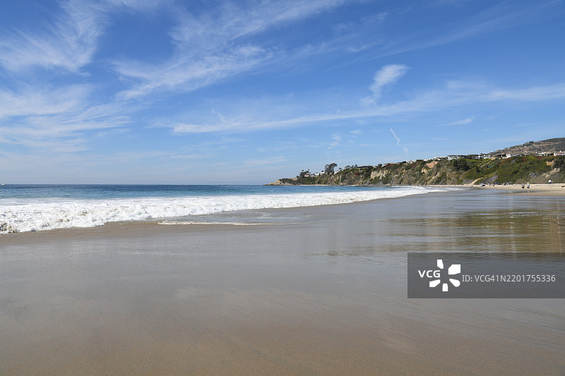 加利福尼亚州美国海滩的美丽景色图片素材