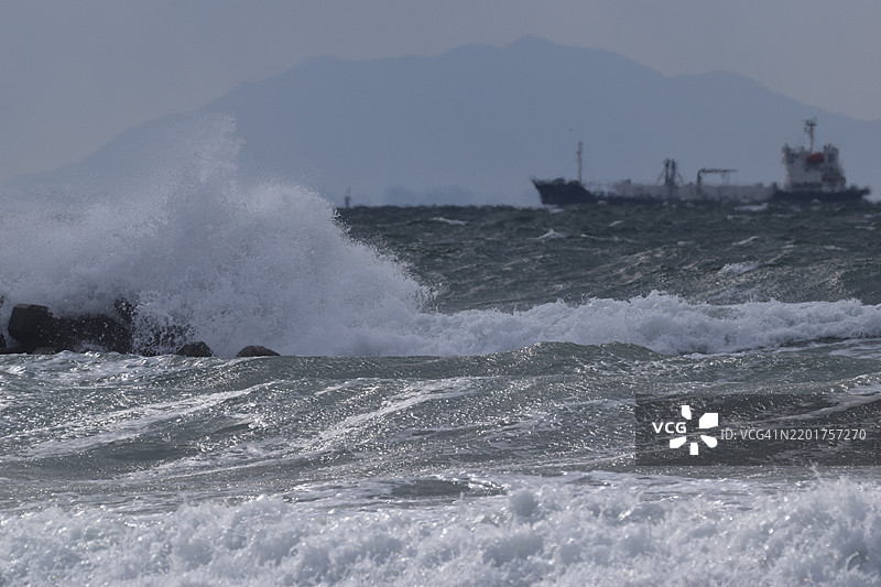 日本海的美丽景色图片素材