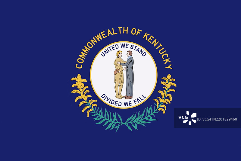 肯塔基州州旗图片素材