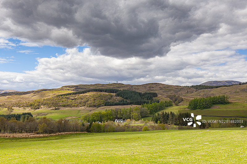 苏格兰，哈伊兰地区，威廉堡附近的风景图片素材