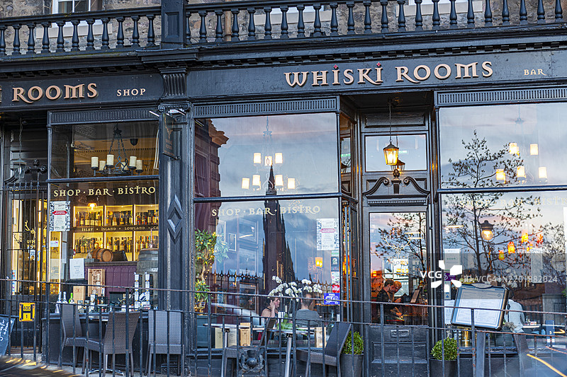 爱丁堡，威士忌酒吧图片素材