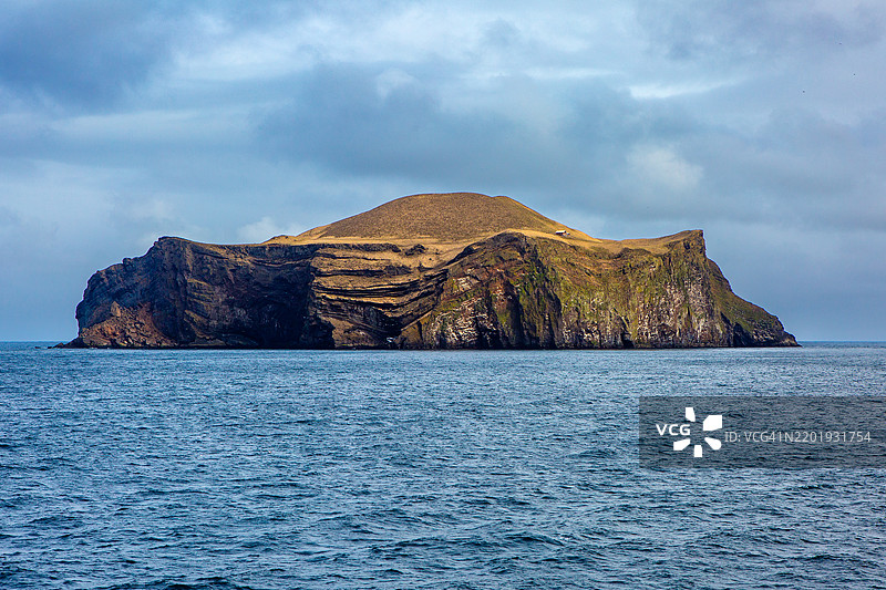 冰岛维斯特曼纳群岛的埃利达岛图片素材