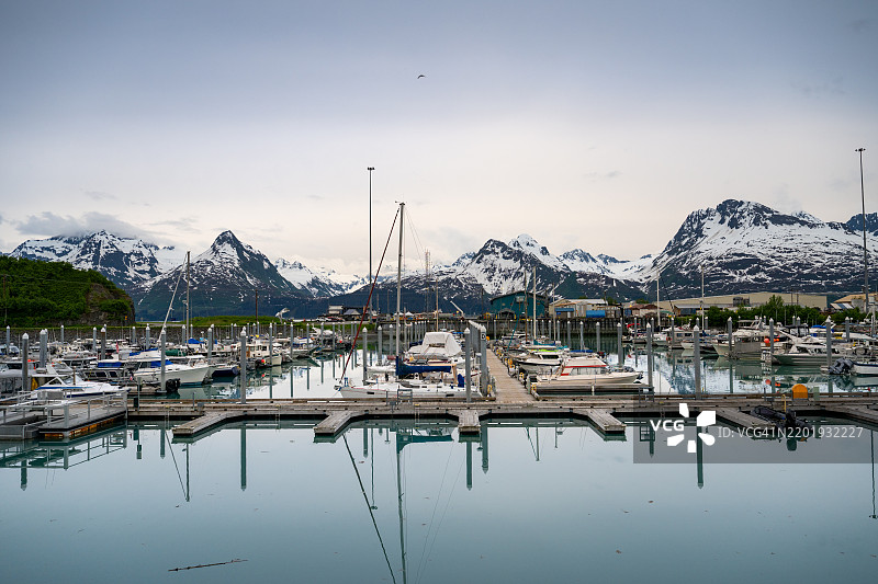 阿拉斯加瓦尔迪兹港图片素材
