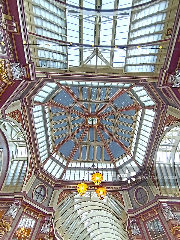 伦敦的利登霍尔市场图片素材