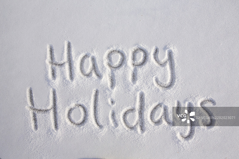 节日背景，雪花信息，快乐假期背景图片素材