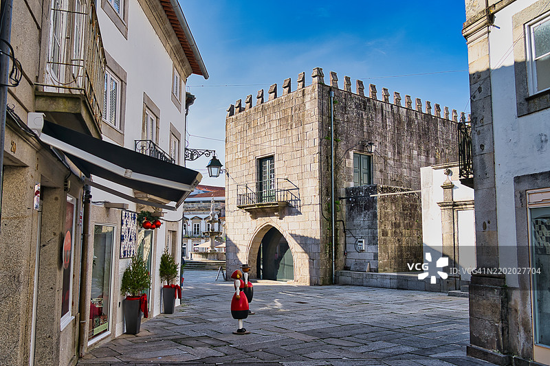 葡萄牙维亚纳堡的老城区图片素材