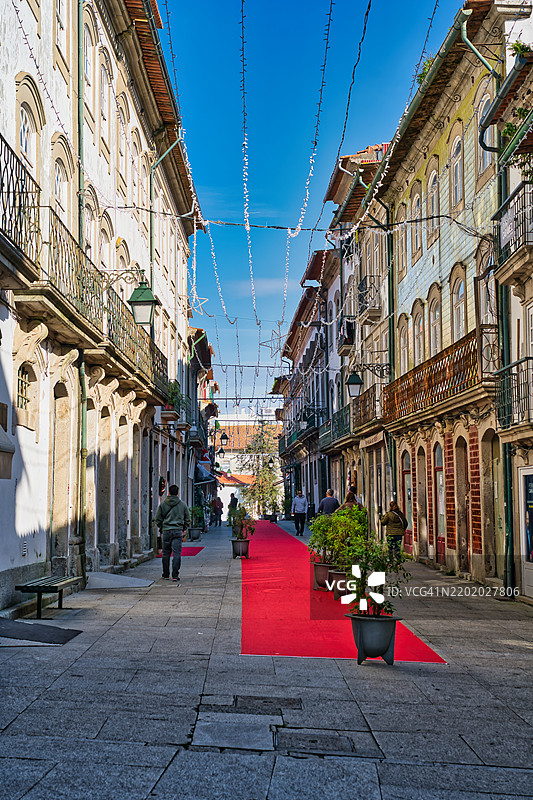 葡萄牙维亚纳堡的古镇图片素材