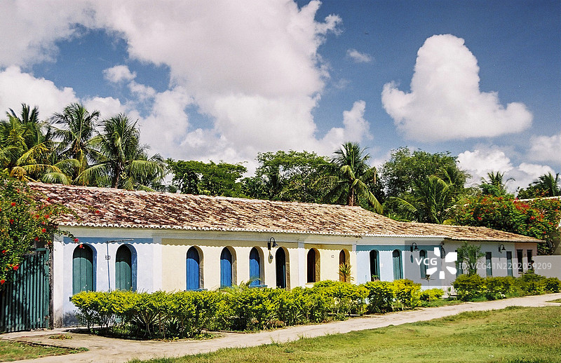 巴西巴伊亚州波尔图塞古的历史中心图片素材