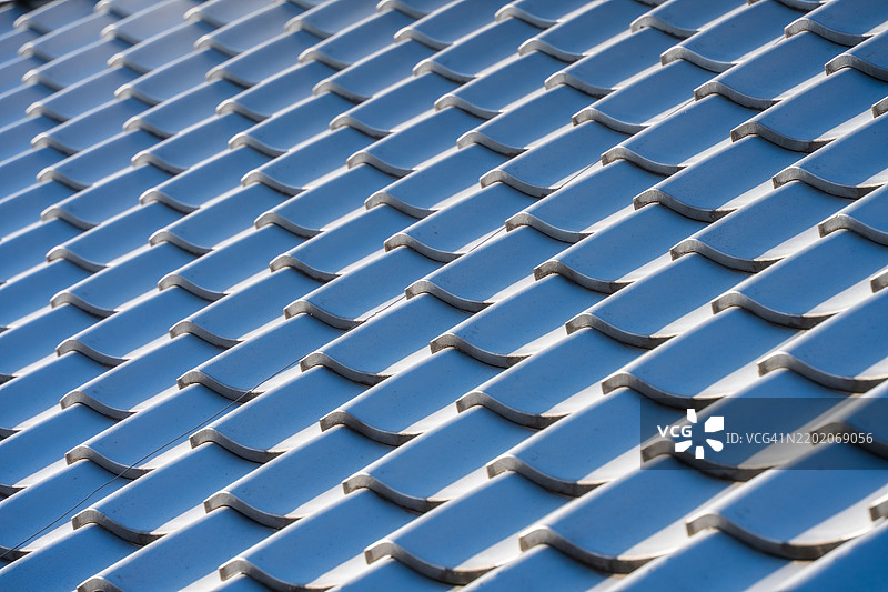 日本的瓦屋顶图片素材