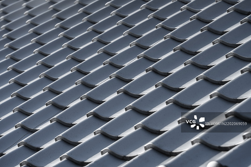 日本的瓦屋顶图片素材