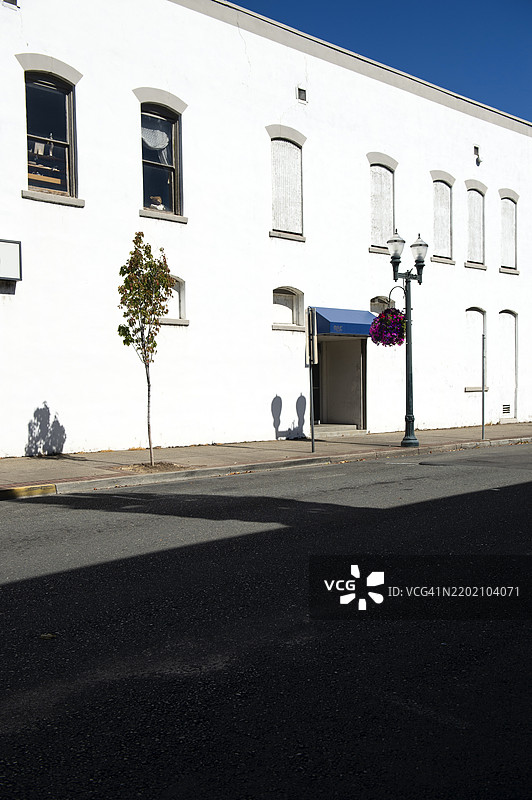 格兰茨帕斯市中心街道上的建筑图片素材