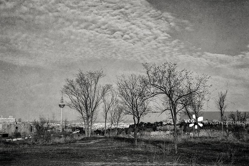 马德里郊区的景观图片素材