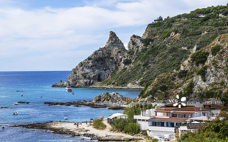 意大利卡拉布里亚里卡迪的卡波瓦蒂卡诺图片素材