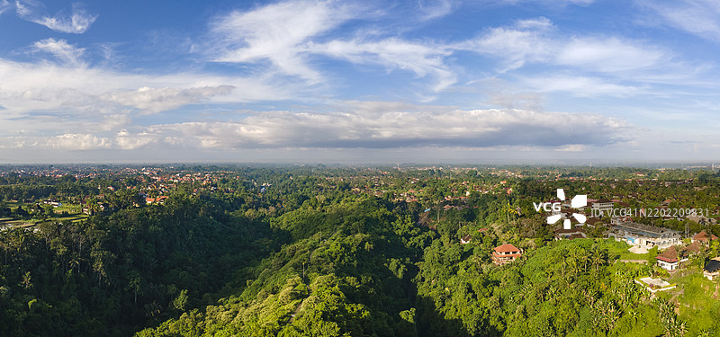 坎普汉山脊步道的鸟瞰图图片素材