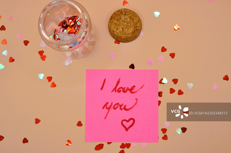 情人节快乐礼品卡背景图片素材