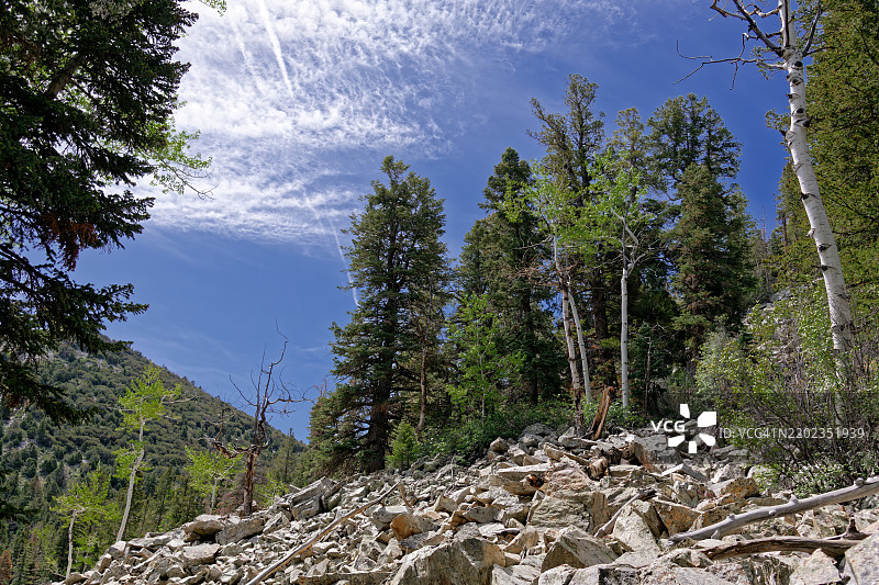 大盆地国家公园的高冒险活动，位于美国大盆地国家公园图片素材