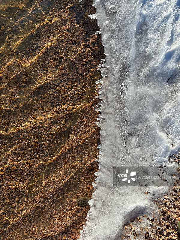 美国怀俄明州拉拉米的海滩鸟瞰图图片素材