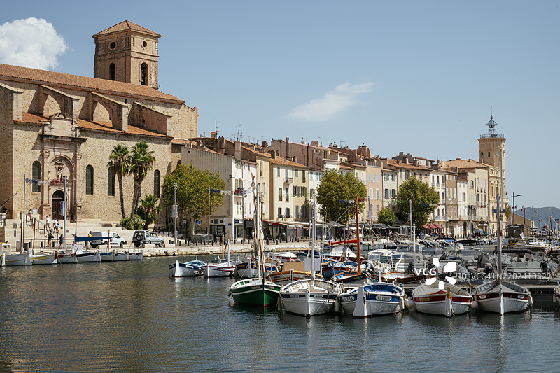 法国普罗旺斯-阿尔卑斯-蓝色海岸地区布什-杜罗讷省的拉西奥塔图片素材