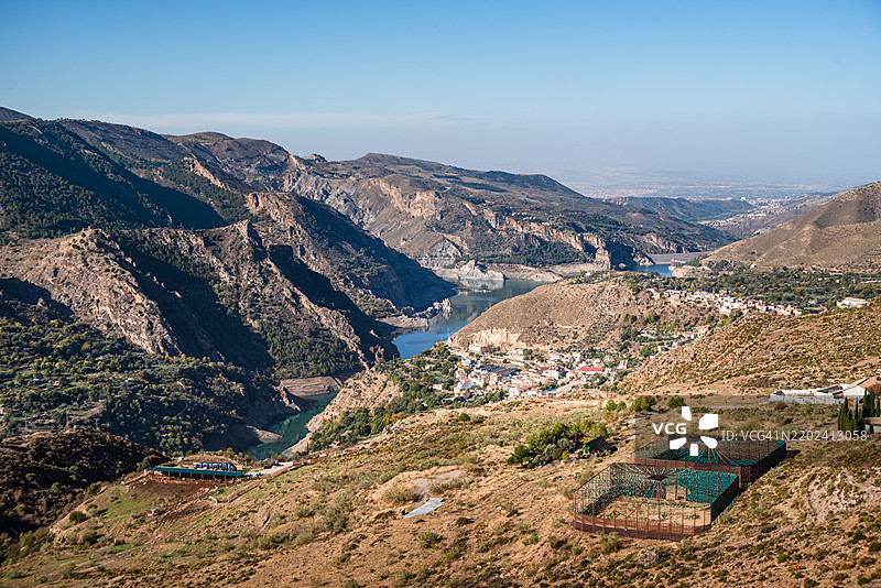 格拉纳达安达卢西亚的格哈尔西埃拉，内华达山脉的景观，西班牙，欧洲图片素材