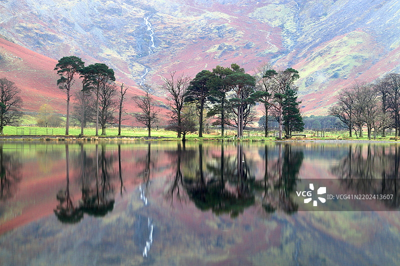 巴特默尔湖，湖区国家公园，联合国教科文组织世界遗产，坎布里亚，英格兰，联合王国，欧洲图片素材