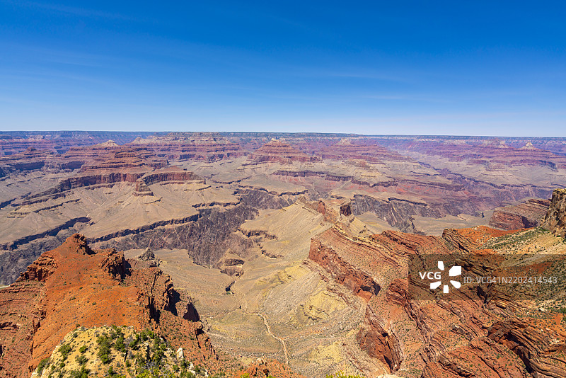 大峡谷，莫哈维点，大峡谷国家公园，联合国教科文组织世界遗产，美国亚利桑那州，北美图片素材