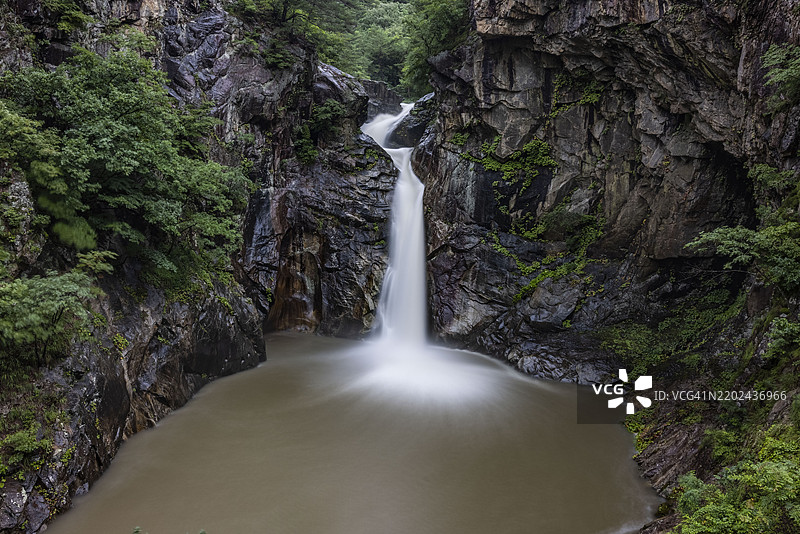 三扶渊瀑布，铁原郡，江原道图片素材