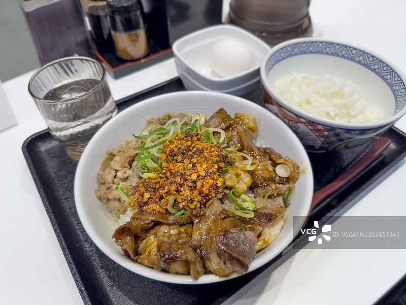 超大份耐力丼饭加大米套餐图片素材