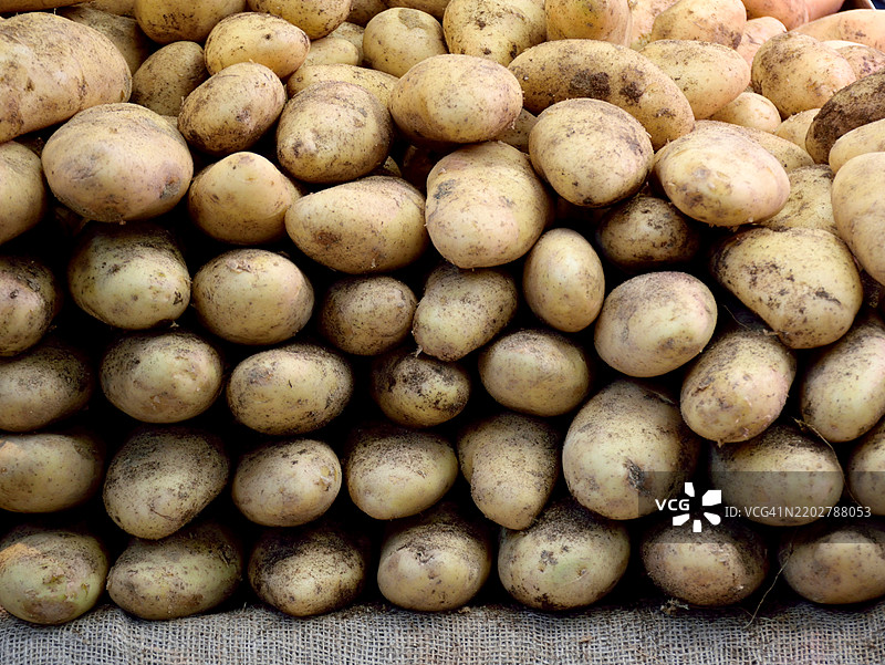 土豆摊位图片素材
