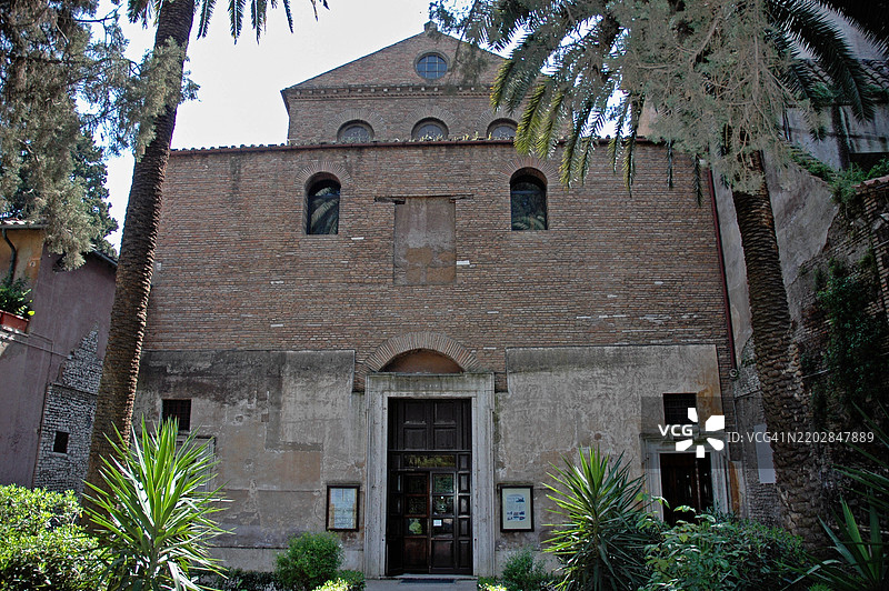 圣阿尼耶斯大教堂（外墙） - 罗马图片素材