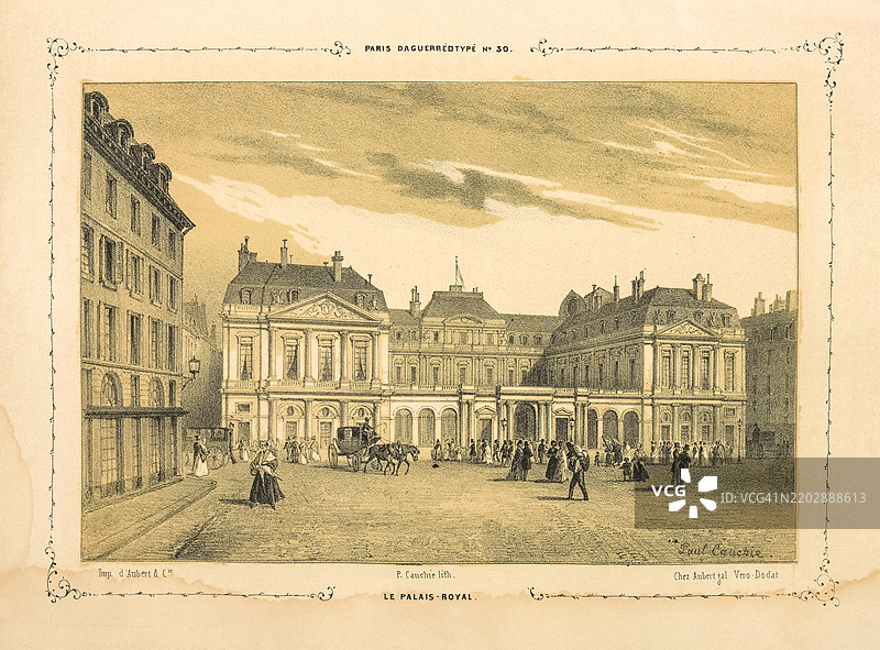 巴黎的皇家宫殿图片素材