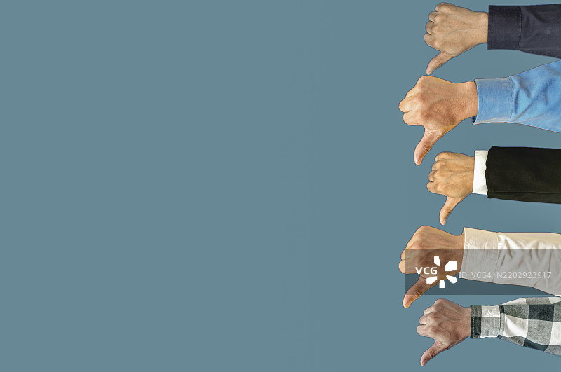 竖起大拇指向下图片素材