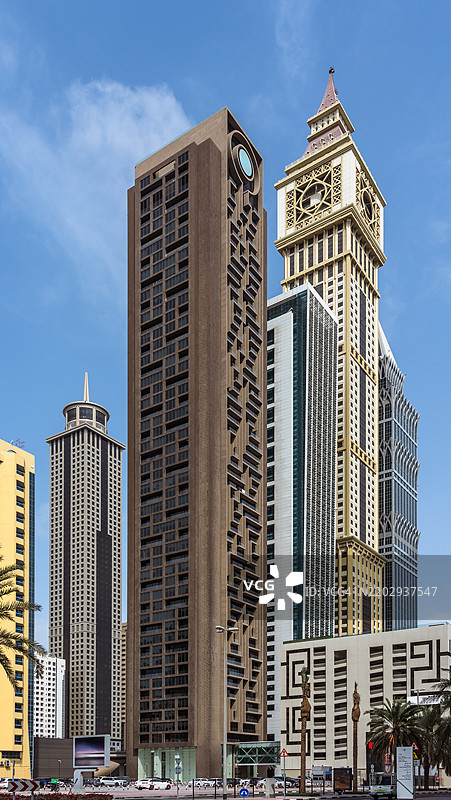 迪拜的迷宫塔和阿尔雅库布塔图片素材