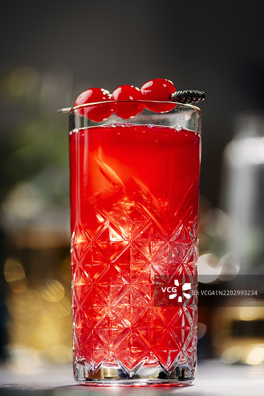 雪莉·坦普尔无酒精鸡尾酒图片素材