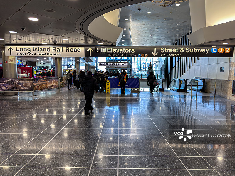 JFK机场，空中列车，纽约市图片素材