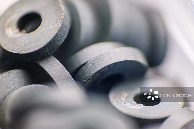 黑色圆形抽象几何形状图片素材