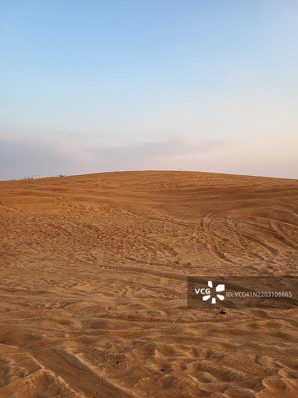 沙漠与天空的美丽景色图片素材