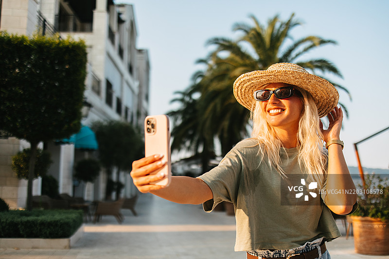 夏季自拍图片素材