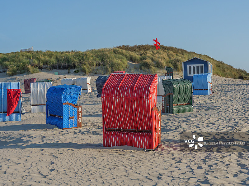 德国尤伊斯特的海滩景观图片素材