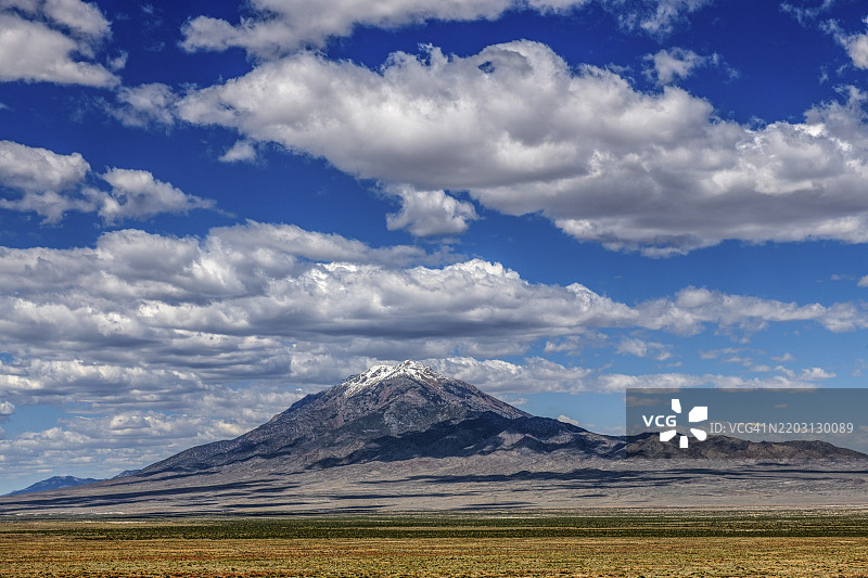 鲁比山脉，托伊亚比国家森林，内华达州埃尔科，美国，北美图片素材