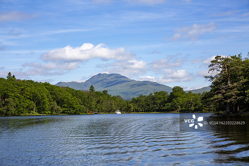 洛蒙德湖和本洛蒙德山图片素材