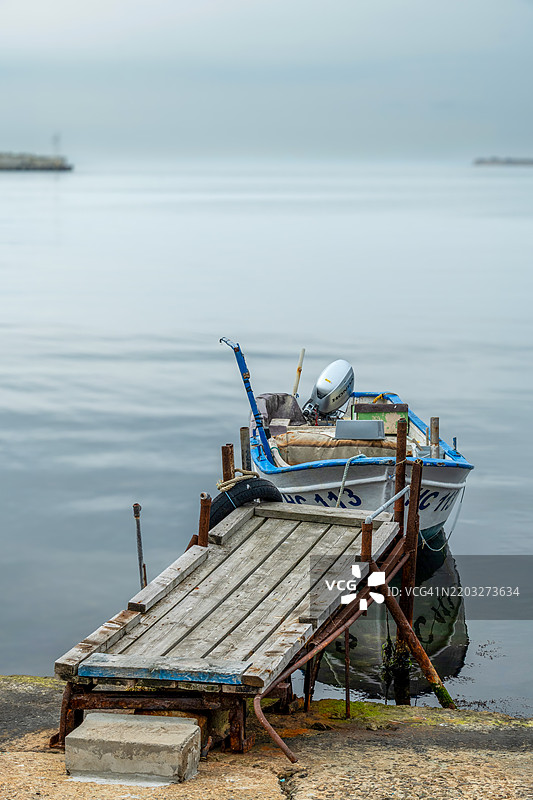 美丽而历史悠久的黑海内塞巴尔图片素材